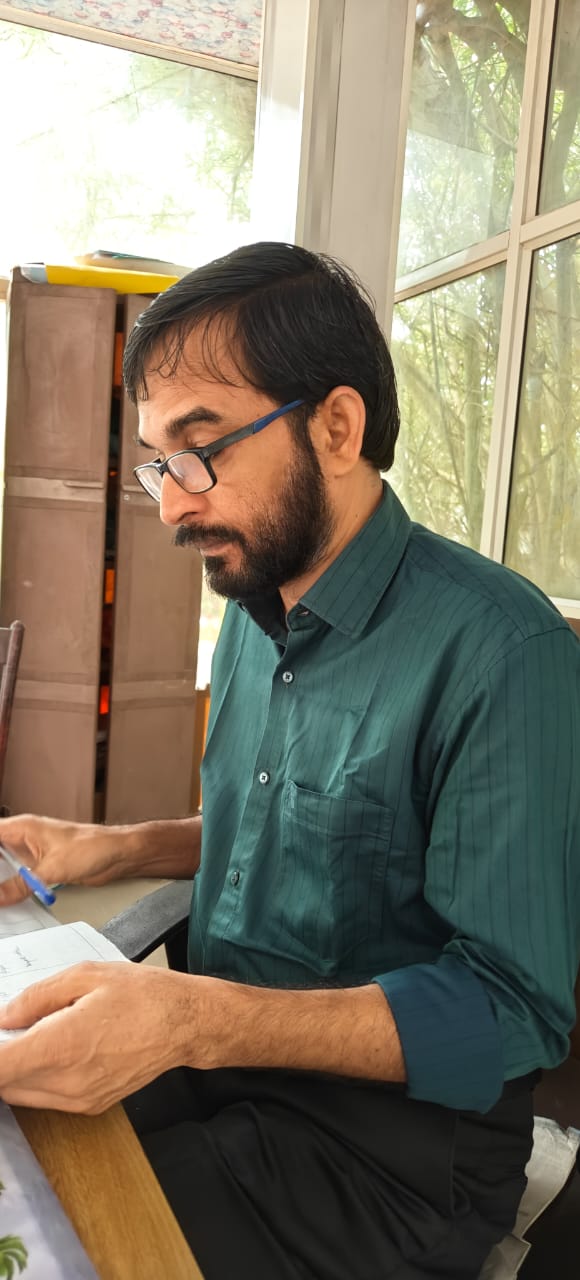 Dr. Ajith Kumar M.P in a counselling session